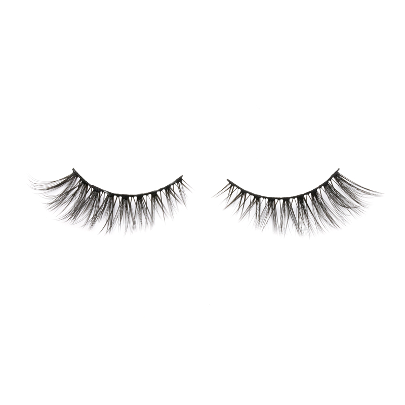 Wholesale Price 100% Silk Strip Lashes with Private Box High Quality Soft and Natural Eyelashes YY117